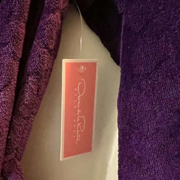 🆕 Oscar de la Renta Purple Robe 🆕 - Picture 8 of 9